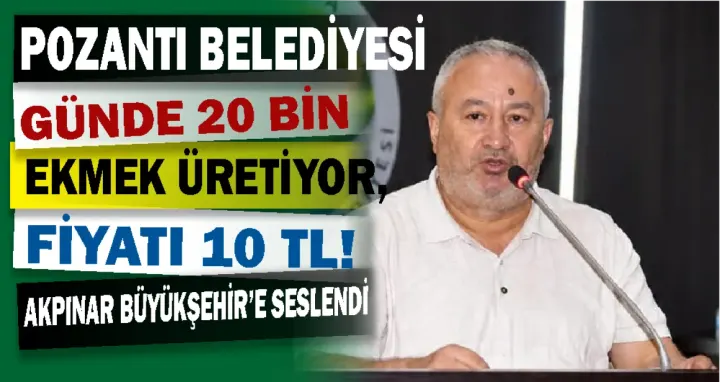 AK Partili Kürşat Akpınar’dan Adana Büyükşehir’e Ekmek Zammı Tepkisi! "Zammı Geri Çekin"