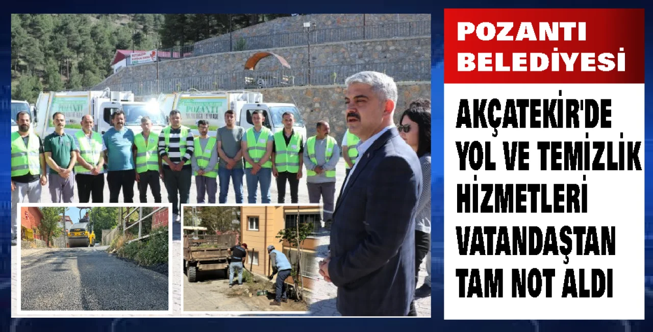 Bozuk Yollara Neşter: Pozantı Belediyesi Akçatekir’de Harekete Geçti
