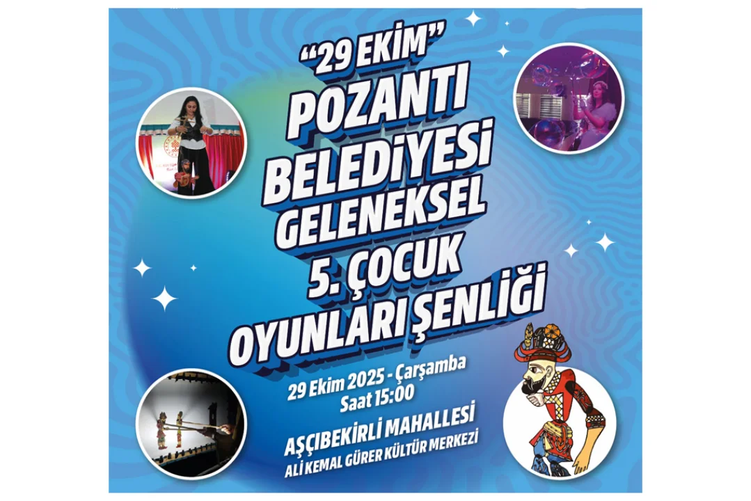 Pozantı Belediyesi’nden Miniklere Bayram Hediyesi: Çocuk Oyunları Şenliği