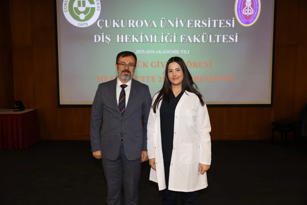 Çukurova Üniversitesi Diş Hekimliği Fakültesinde Beyaz Önlük ve 25. Yıl Mezuniyet Töreni