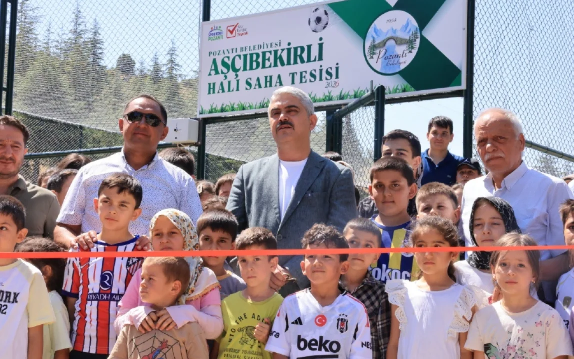 Pozantı’da Gençlere Dev Spor Yatırımı: Aşçıbekirli Halı Sahası Hizmete Girdi